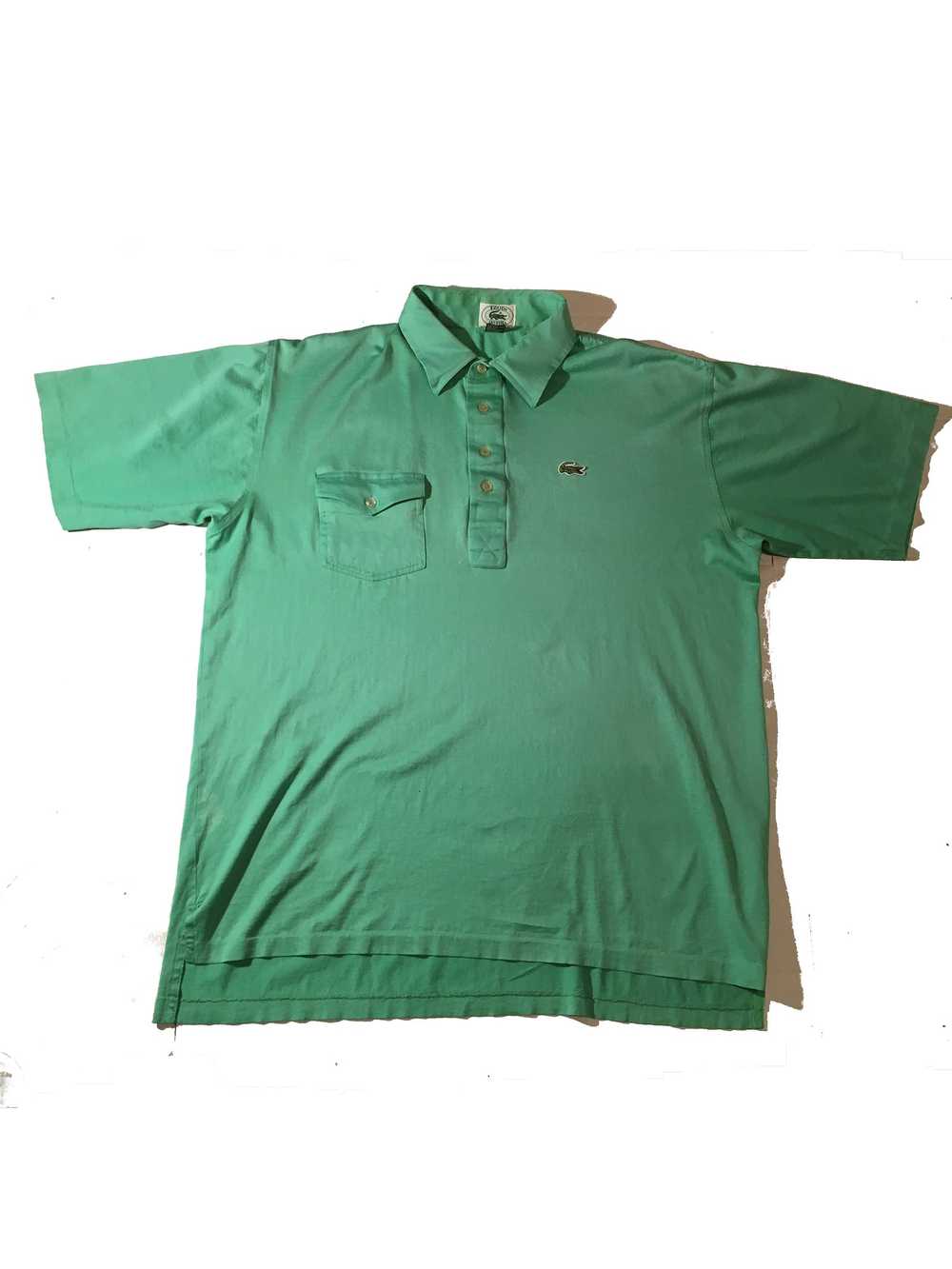 Izod × Lacoste XL Green Vintage 1980s / 1990s Emb… - image 1