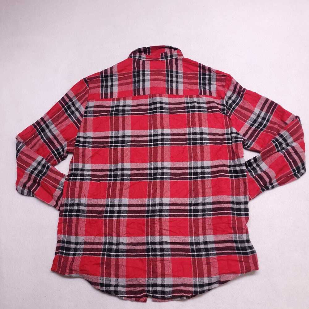 Haband Haband Madras Flannel Button Up Shirt Mens… - image 10