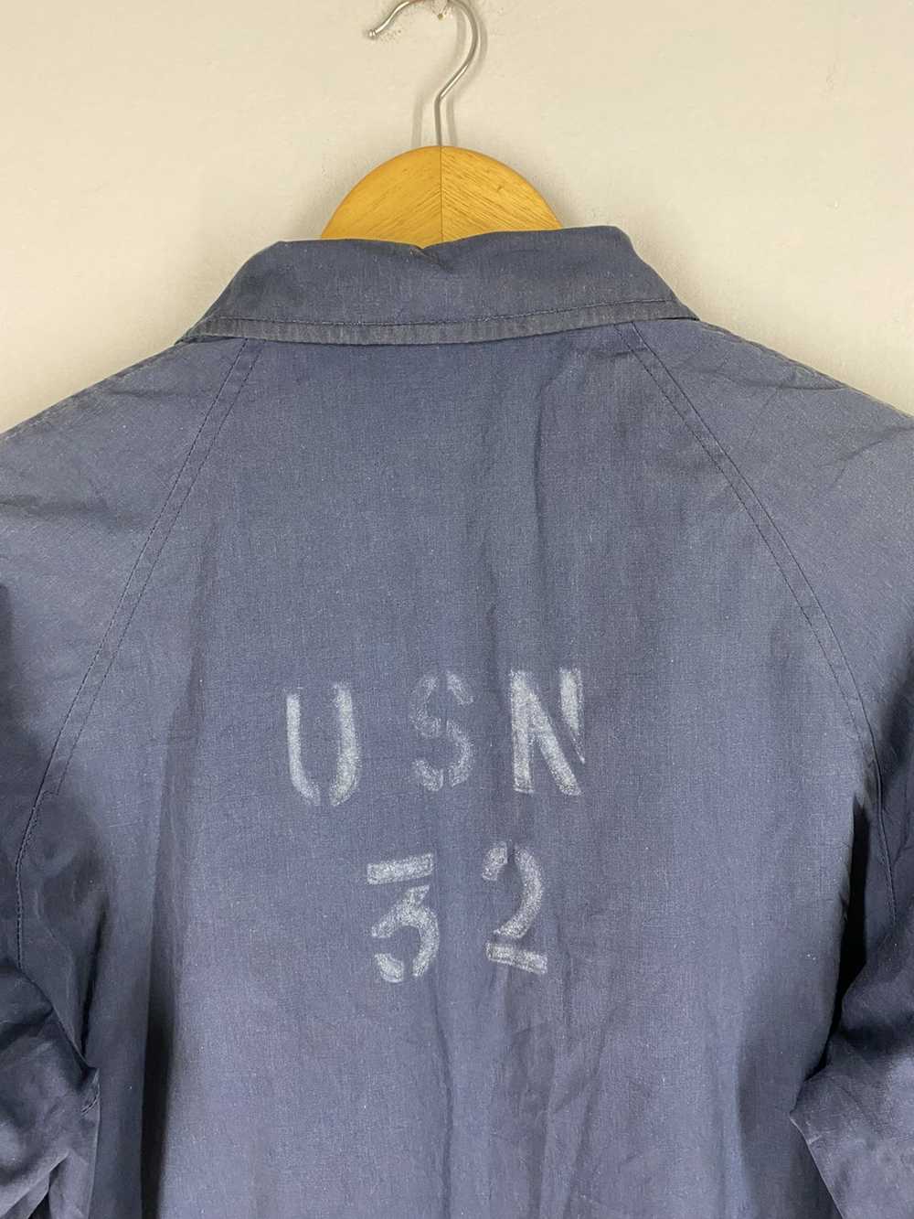 Usn Vintage 80s USN 32 Top Zipper Jacket - image 9