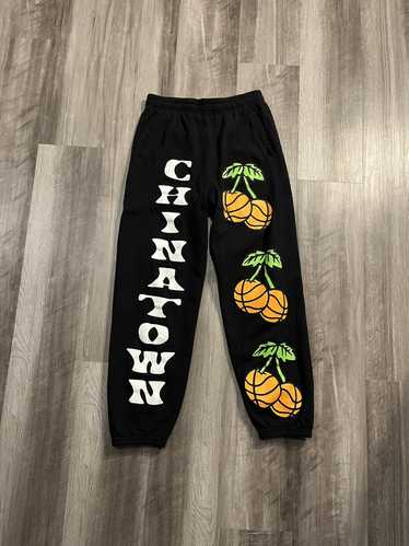 Deals Chinatown Market x Smiley Men's Black Big Smiley SweatPants Size Medium