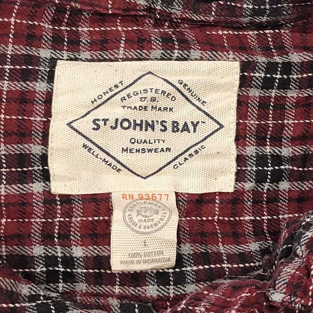 St. Johns Bay St Johns Bay Tartan Flannel Shirt M… - image 3