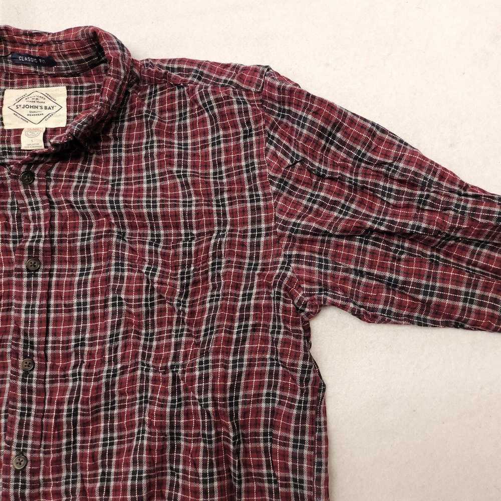 St. Johns Bay St Johns Bay Tartan Flannel Shirt M… - image 5