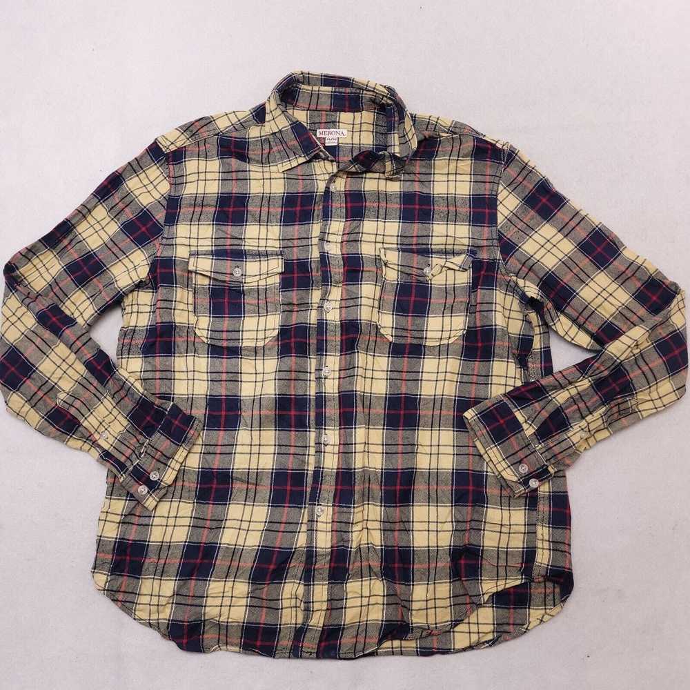 Merona Merona Tartan Flannel Shirt Mens Size Extr… - image 2