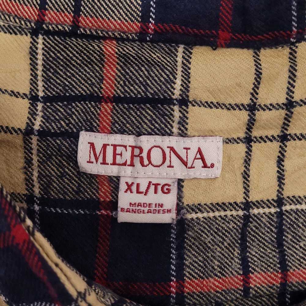 Merona Merona Tartan Flannel Shirt Mens Size Extr… - image 3