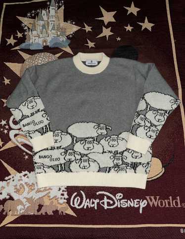 Streetwear Bangouluo Soft Grey Sheep Sweater