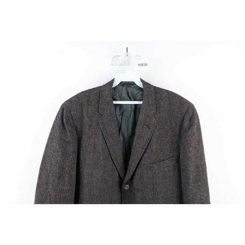Vintage Vintage 60s 70s Wool Harris Tweed 3 Butto… - image 2