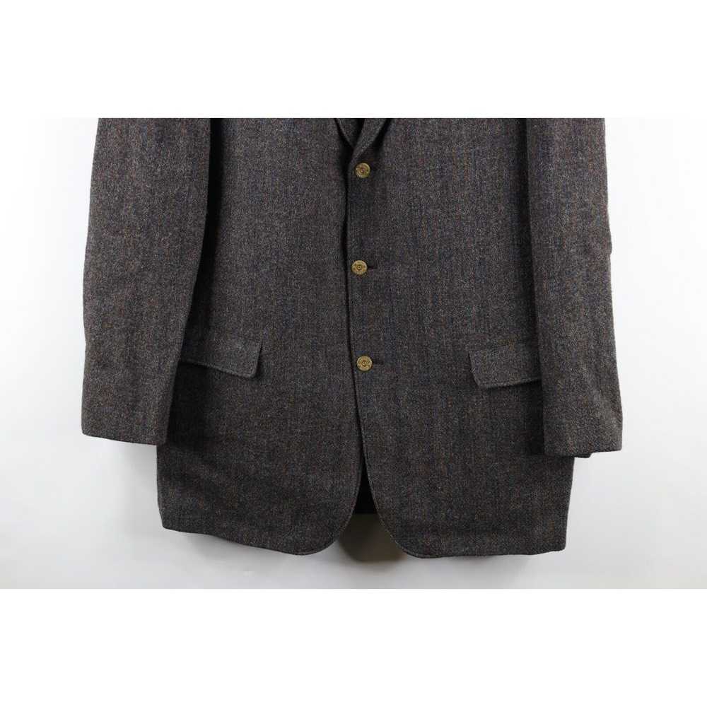 Vintage Vintage 60s 70s Wool Harris Tweed 3 Butto… - image 3