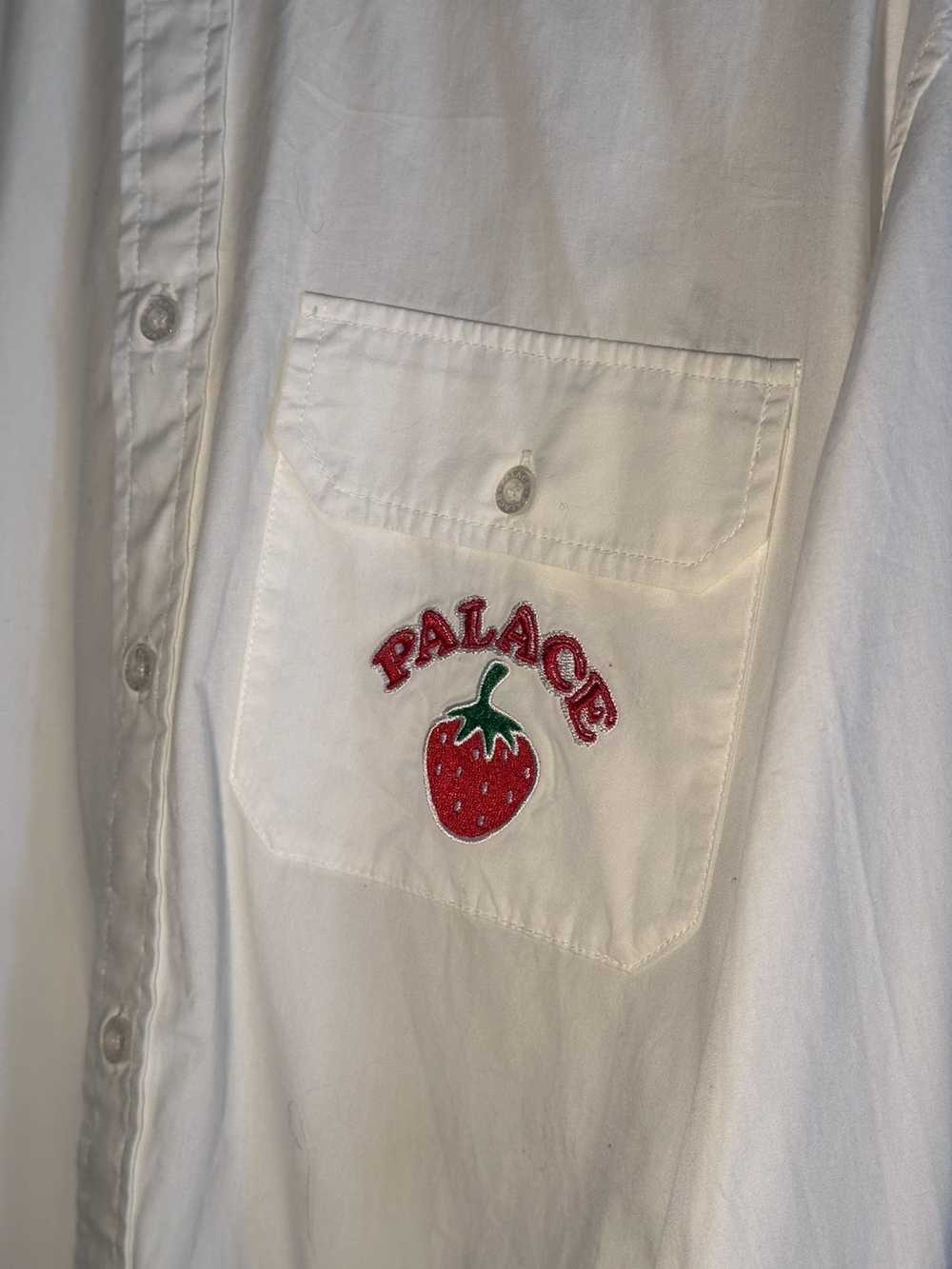 Streetwear Palace Cropped Strawberry Button Up - image 3