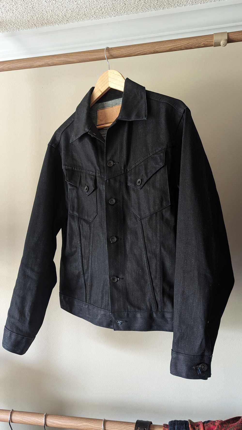 Mister Freedom Cowboy Jacket Coated Black tag 38 - Gem