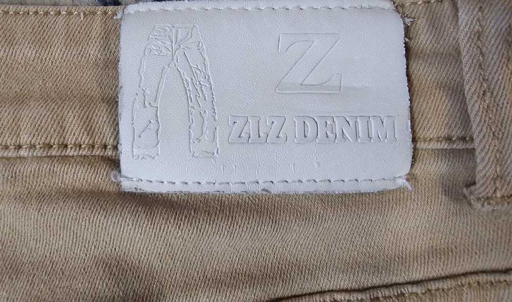 Designer ZLZ Denim Khaki Shorts 31W Casual - image 4