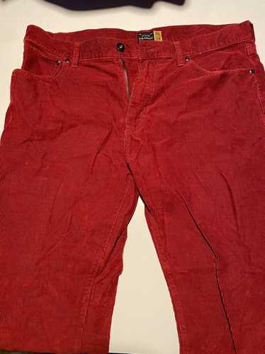 J.Crew Deep red classic J Crew Corduroy Pants 36/3
