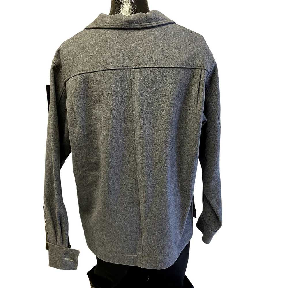 Unkwn 50's Gray HEAVY WOOL Military LUMBERJACK Fi… - image 3