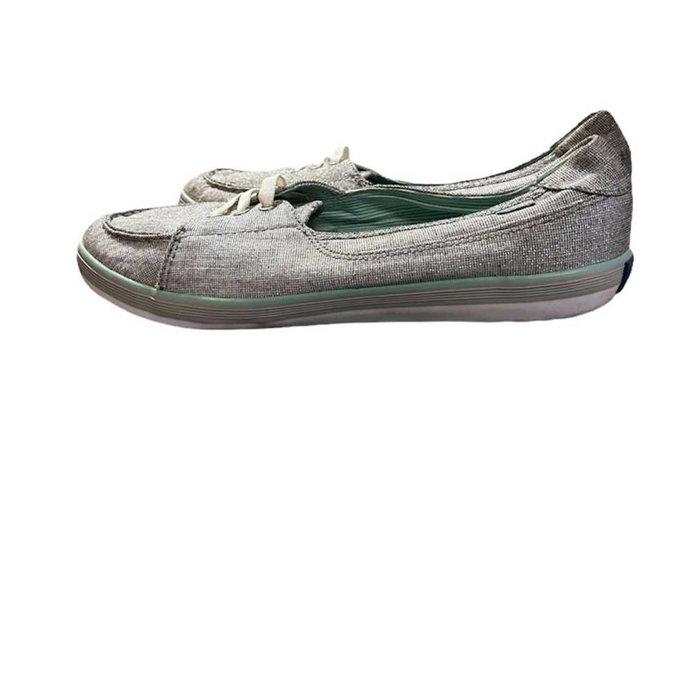 Keds KEDS Metallic Silver Slip On Loafers - image 4