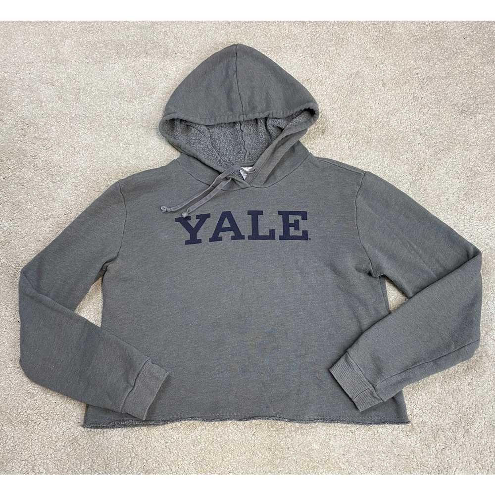 Other Blue 84 Yale University Crop Graphic Hoodie… - image 1