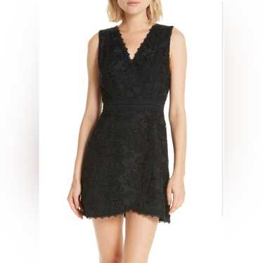 Alice + Olivia Villa Tank Lace online Dress Black