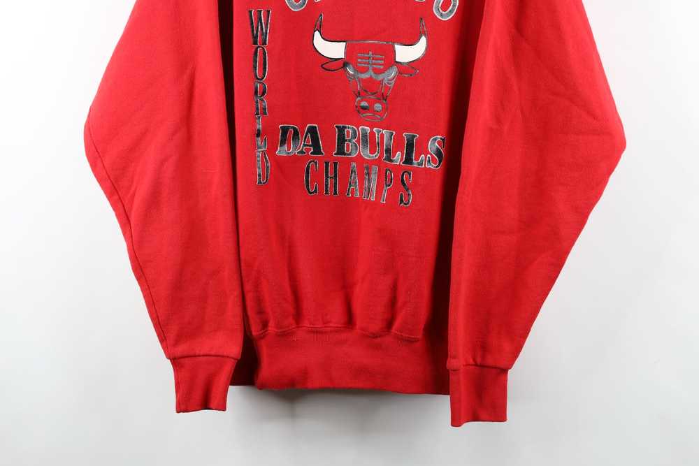 Vintage Vintage 90s Chicago Bulls Basketball Worl… - image 3