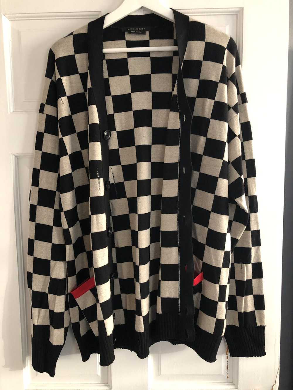 Marc Jacobs Marc Jacobs checkered cardigan - image 7