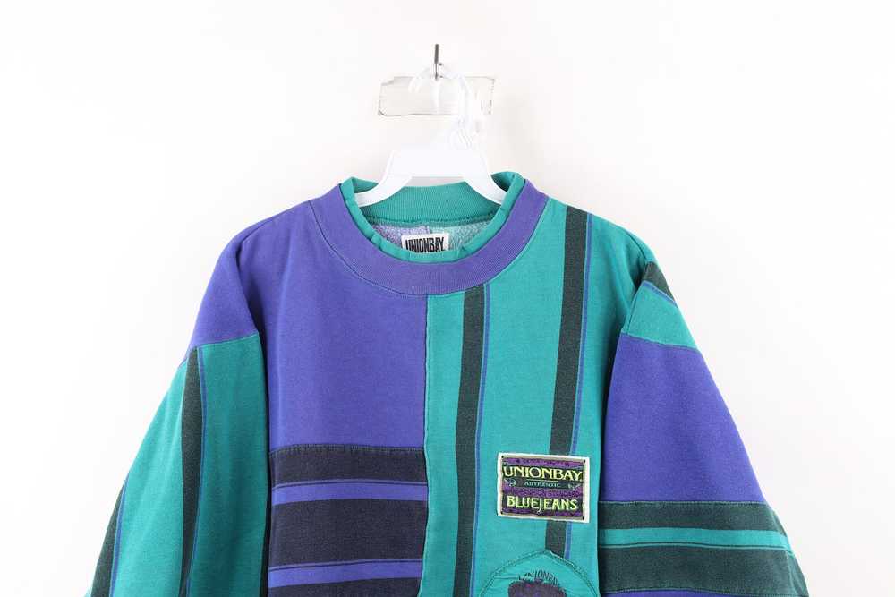 Unionbay × Vintage Vintage 90s Unionbay Striped C… - image 2