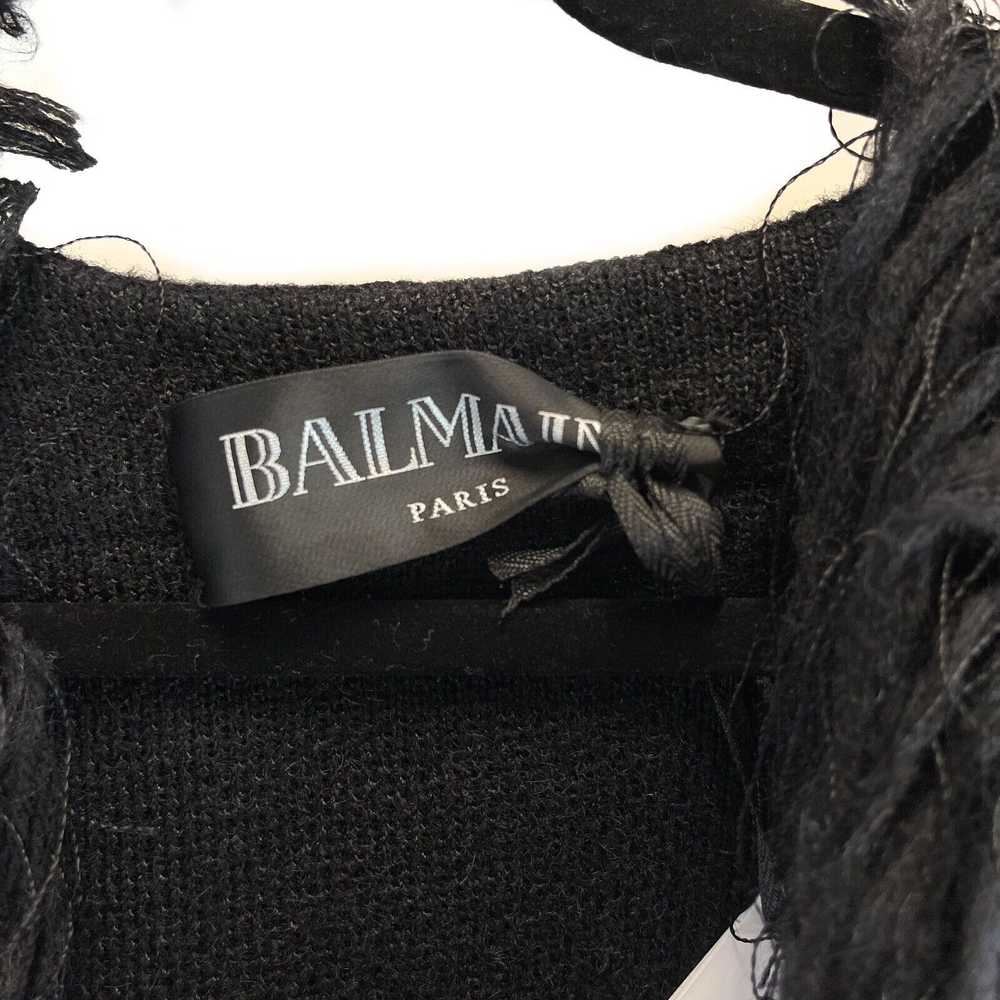 Balmain Balmain Pristine Tie Up Poncho Belt and F… - image 6