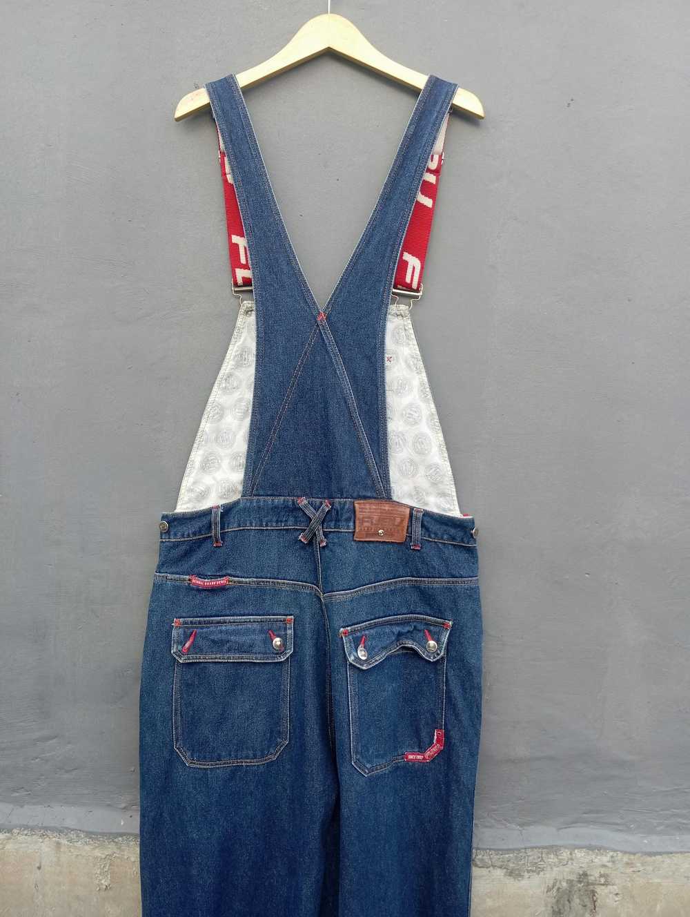 Fubu × Jnco × Streetwear Vintage FUBU overalls du… - image 3