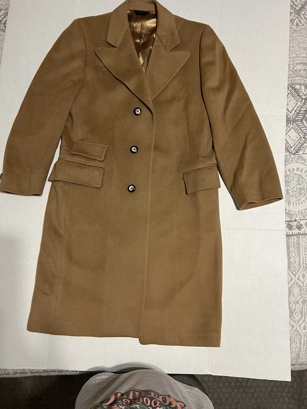 Vintage Geoffrey Beene wool Cashmere trench coat - image 1