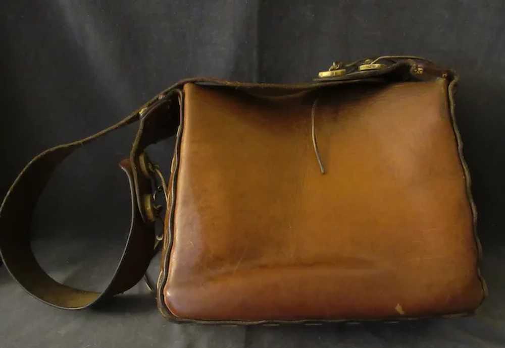 Hade Made Saddlebag Style Leather Purse with Matc… - image 8
