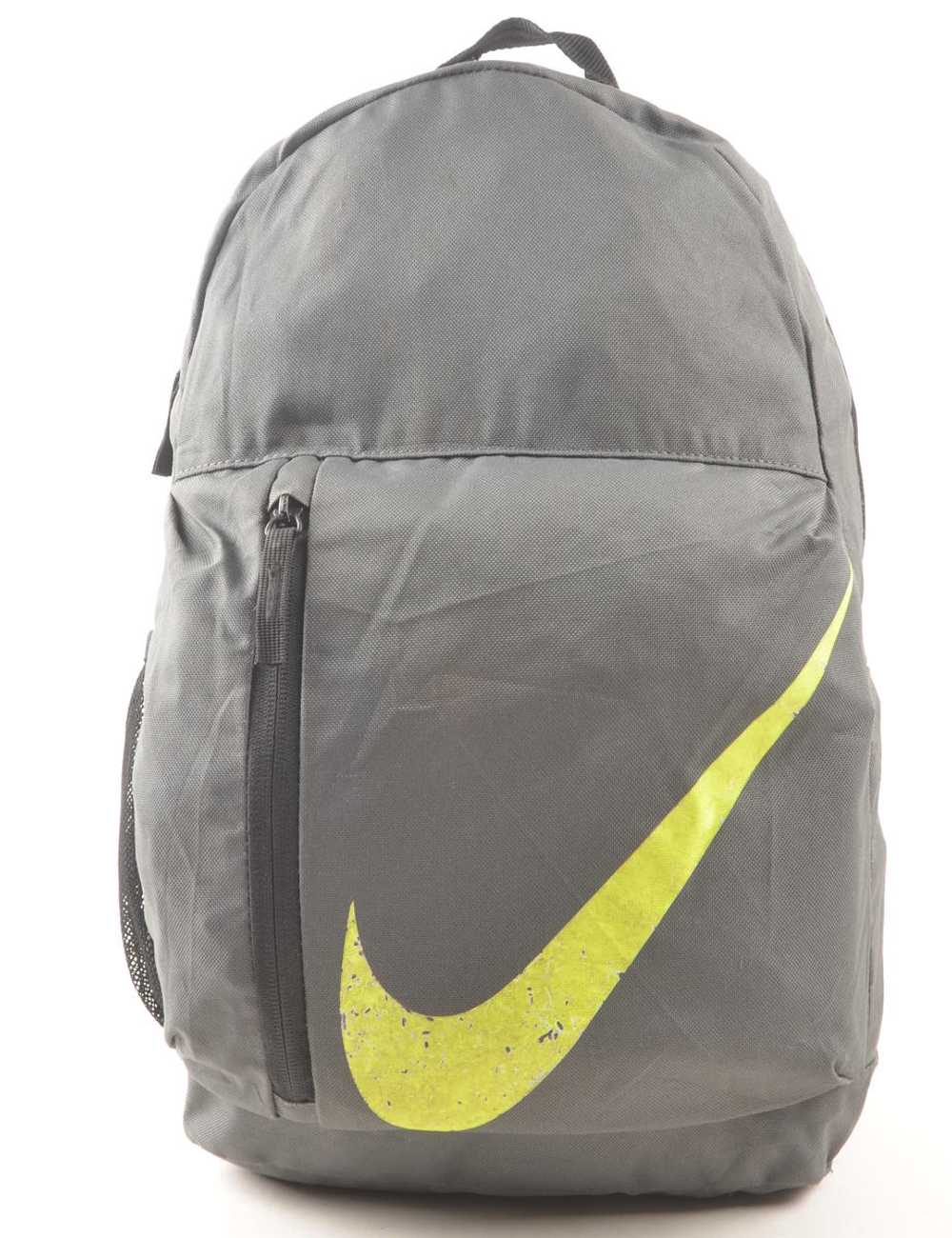 Nike Grey & Lime Green Classic Backpack - M - image 1