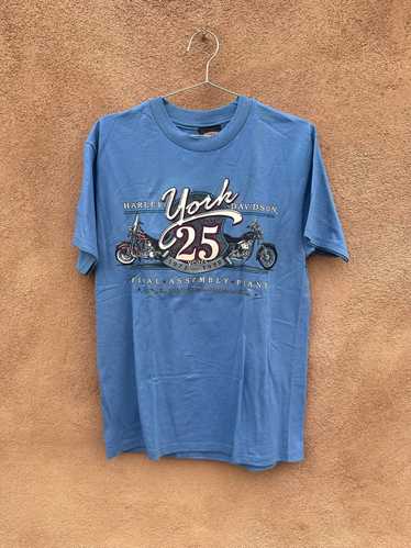 Blue 1998 York, Pennsylvania Harley T-shirt