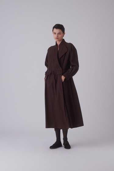 Chloé Pinstripe Wool Coat - image 1