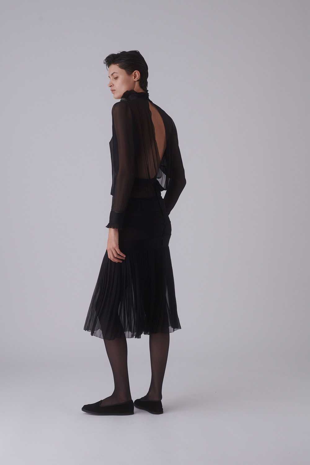 Chloé Silk Chiffon Dress - image 3