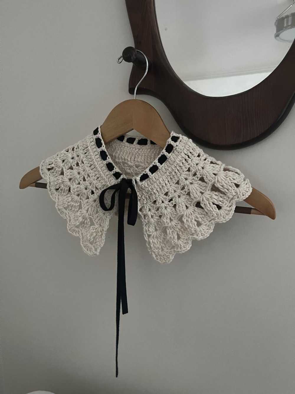 Handmade Crochet cotton lace collar | Used,… - image 1
