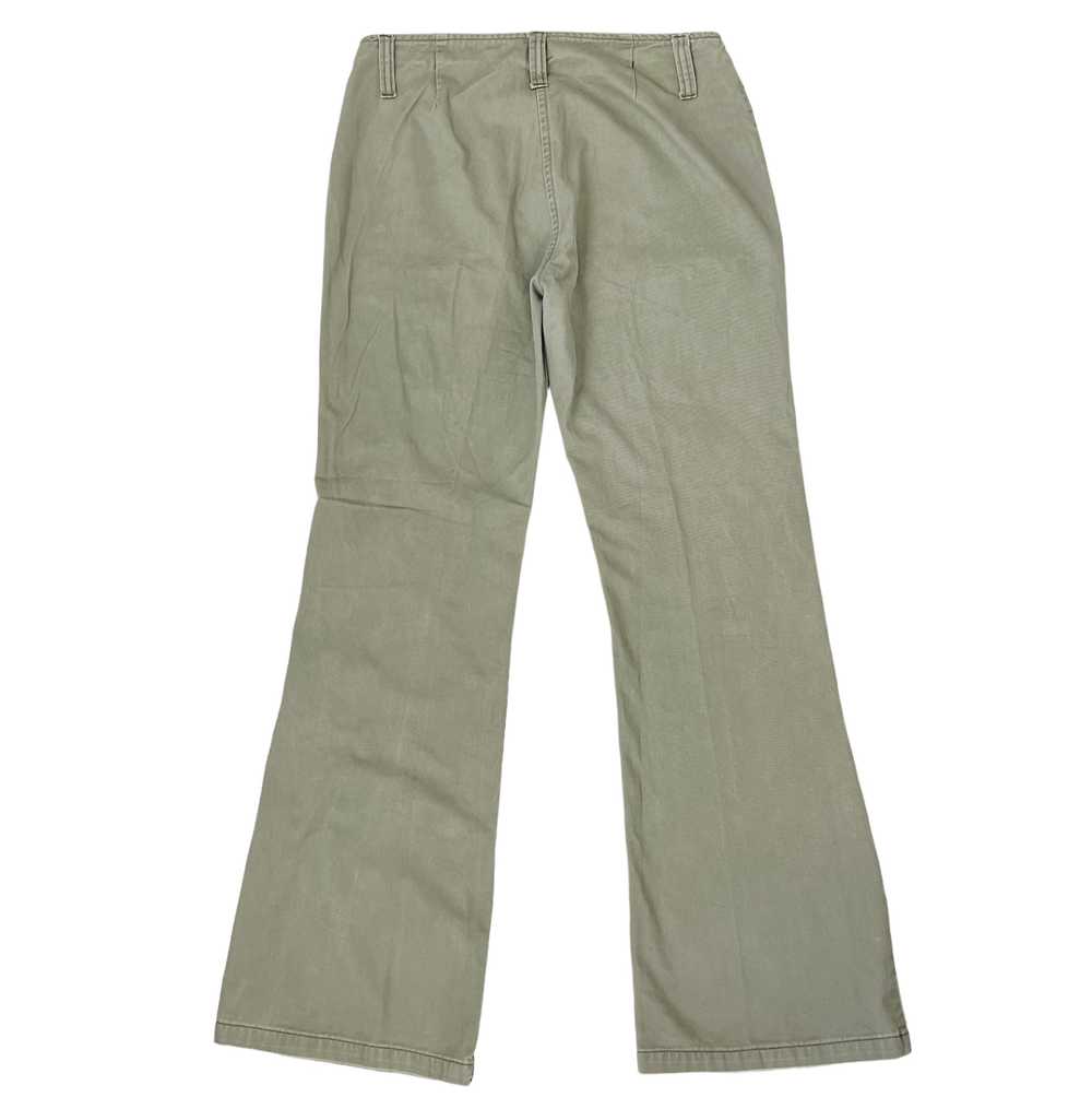 Army Green Cargo Flare Pants (L) - image 3