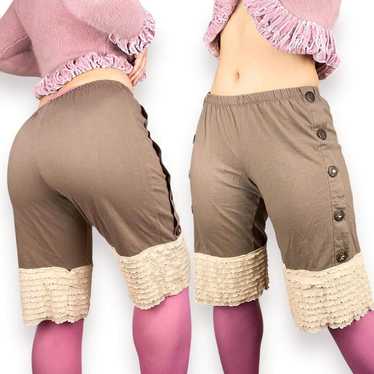 Anthropologie Singapore Women's Printed Harem Bloomer Pants Sz Large Tall  Boho