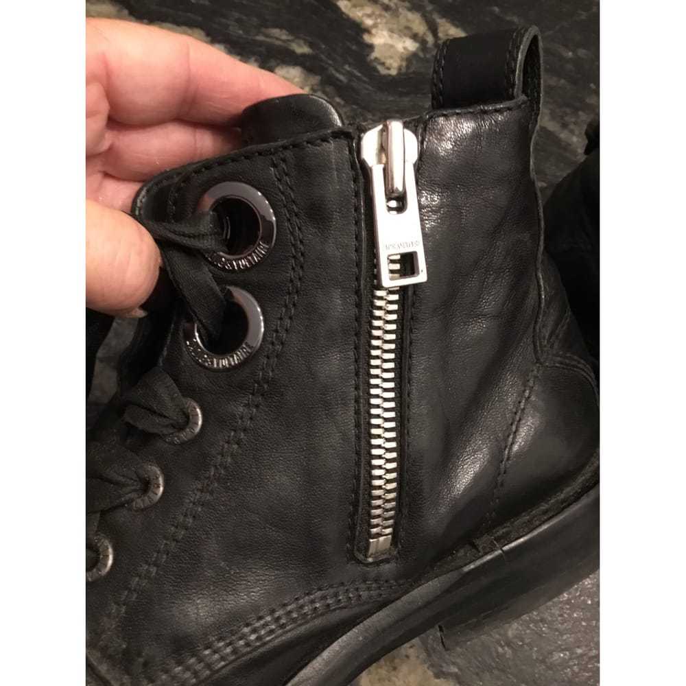 Zadig & Voltaire Laureen Roma leather biker boots - image 4
