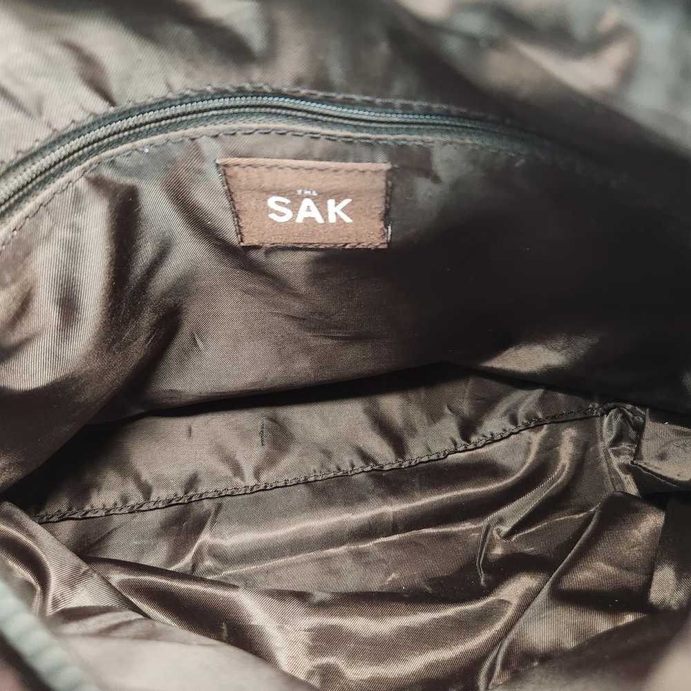The Sak Crochet Shoulder Bag Stitched Strap Brown… - image 10