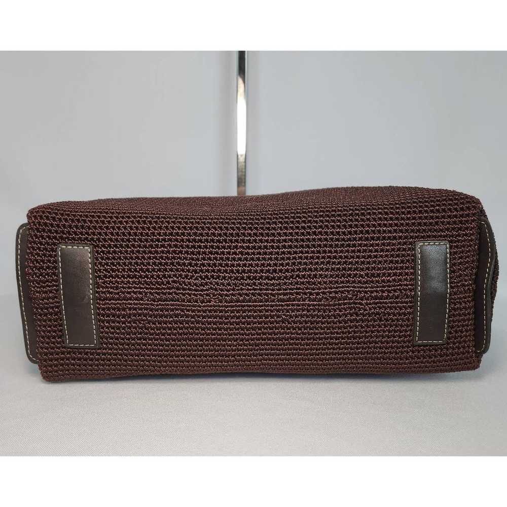The Sak Crochet Shoulder Bag Stitched Strap Brown… - image 4