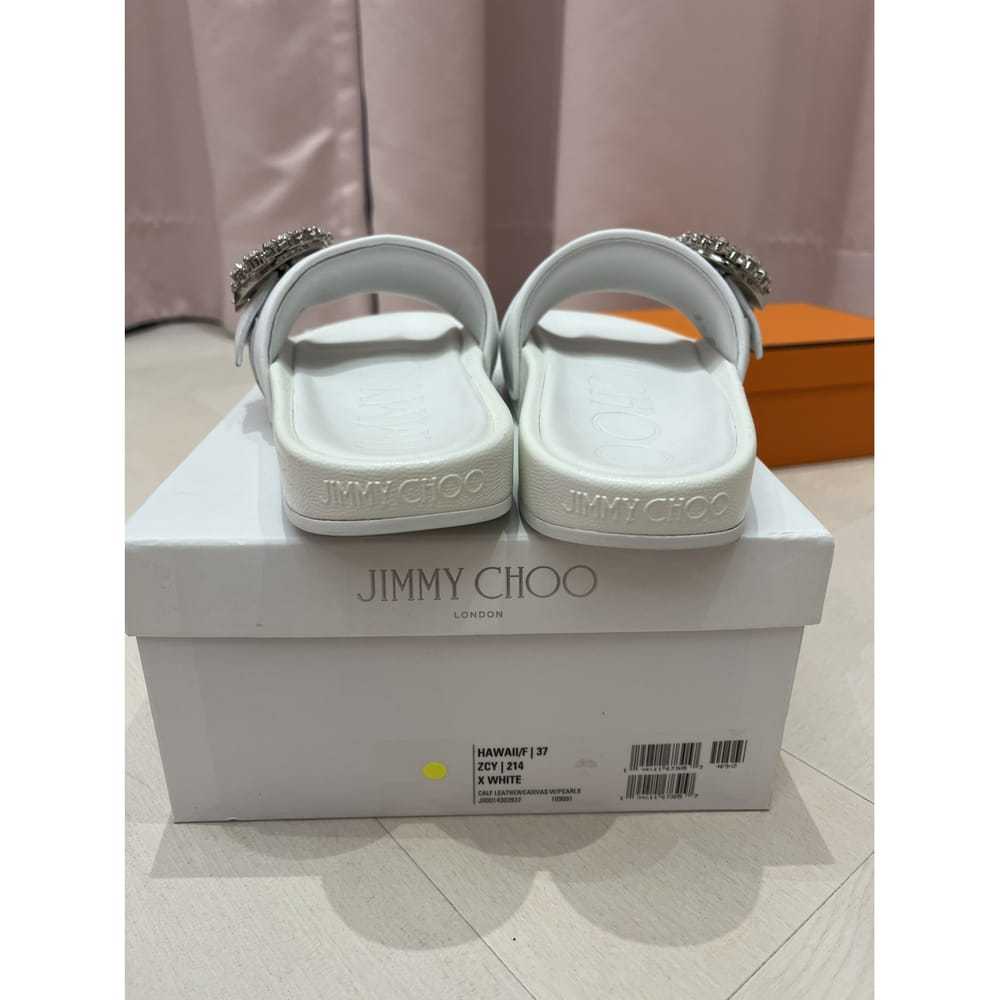 Jimmy Choo Leather flip flops - image 3