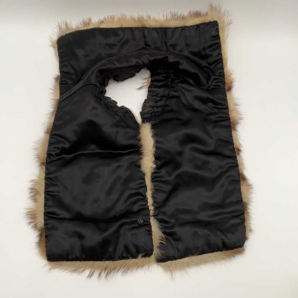 Womens Brown Black Faux Fur Fashionable Winter Ne… - image 2