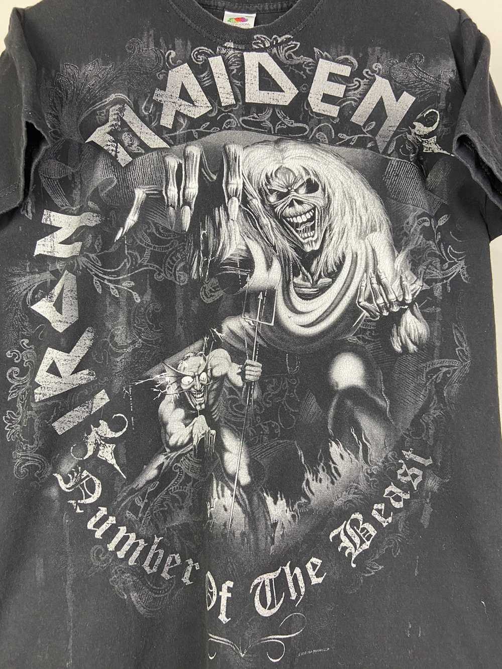 Iron Maiden × Vintage Vintage Iron Maiden 2010 tee - image 2