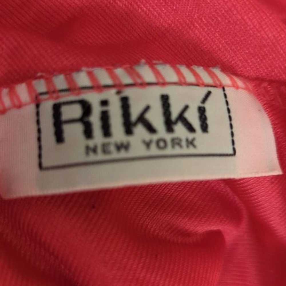 Vintage Rikki New York magenta silky nightgown - image 2