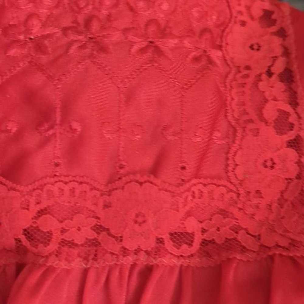 Vintage Rikki New York magenta silky nightgown - image 6