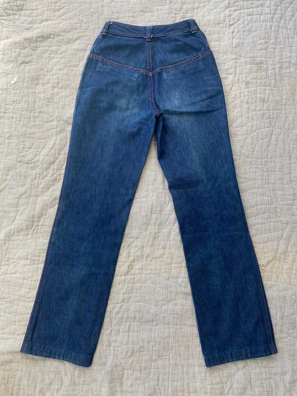 1980s Halston III Straight Leg Jeans - image 10