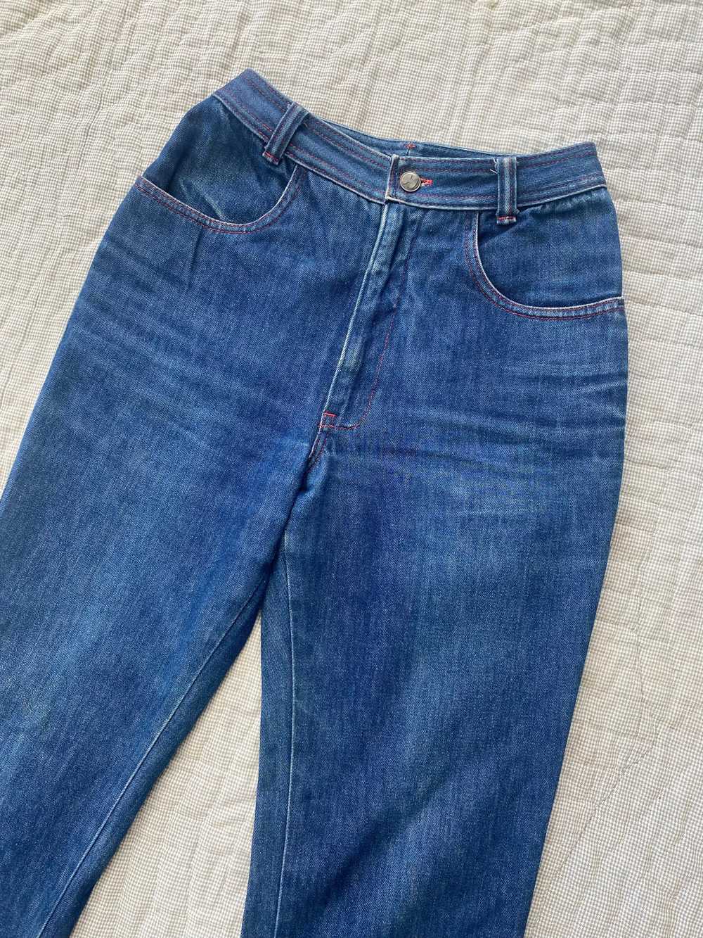 1980s Halston III Straight Leg Jeans - image 8