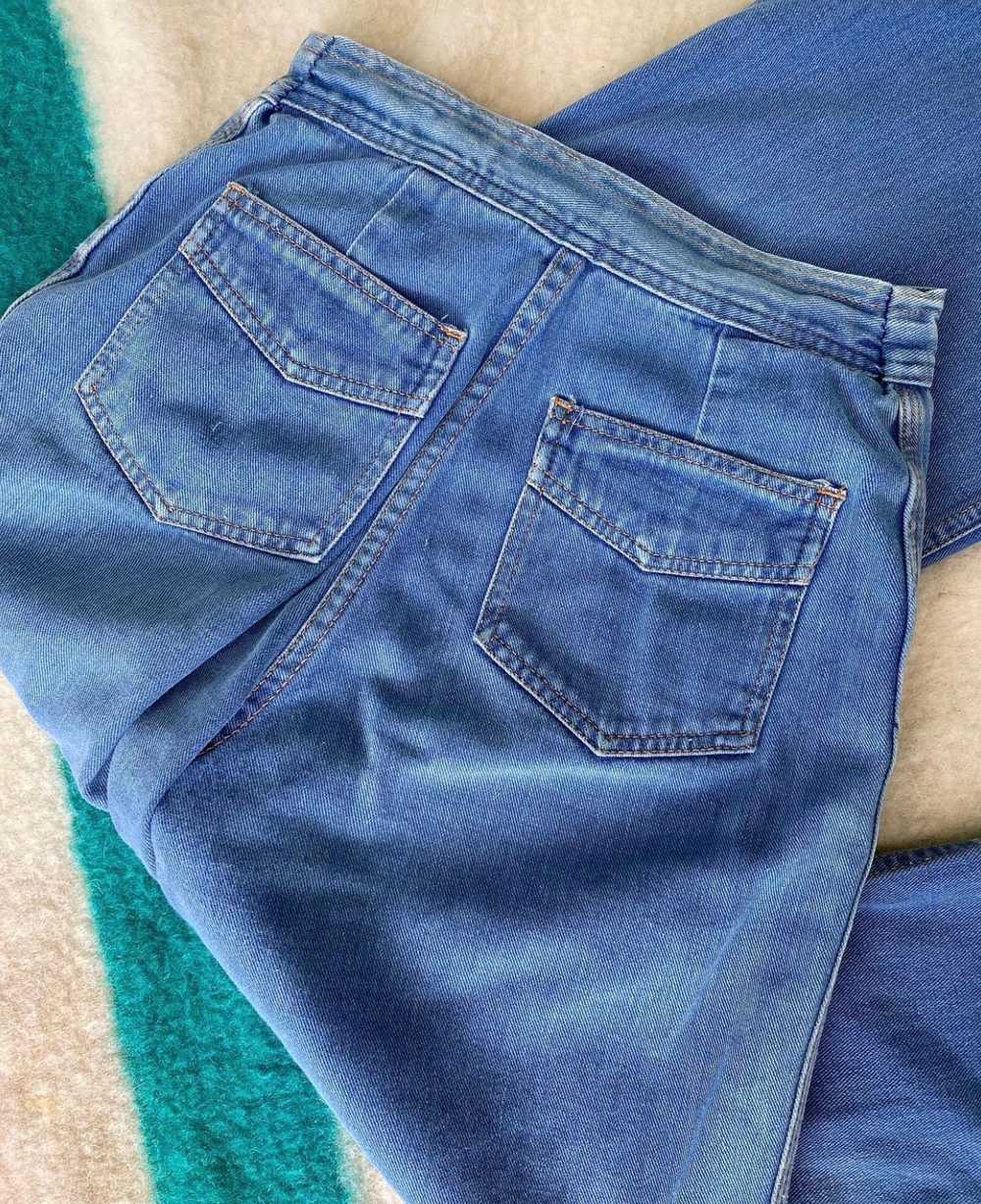 1970s Renard wide leg jeans 25" waist - image 5