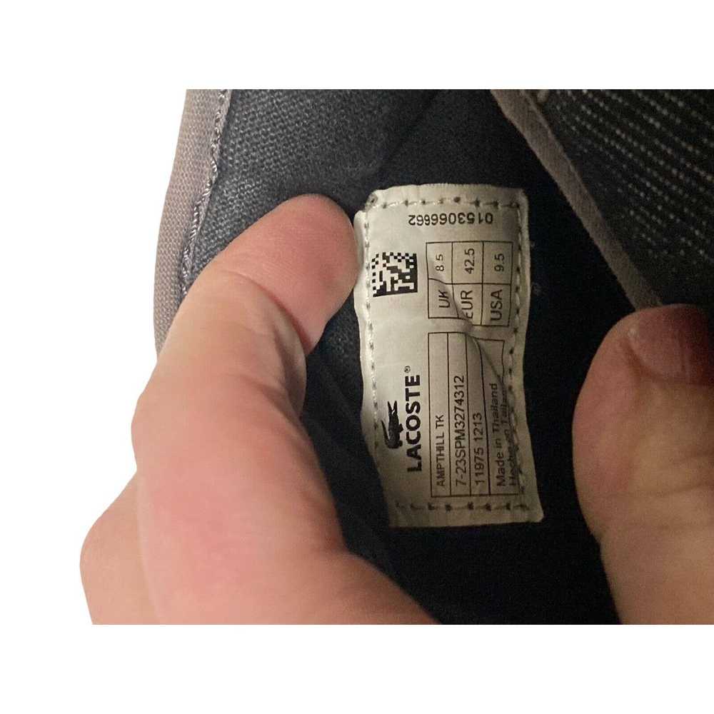 Lacoste Ampthill TK Sneakers Mens 8.5M Dark Gray … - image 10