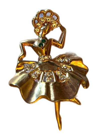 Corocraft Flaring Skirt Ballerina Vintage Figural 