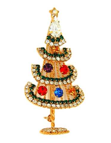 Classic Christmas Stand Up Multi Color Wire Tree … - image 1