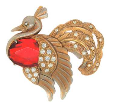 Fred Grey Ruby Jelly Belly Peacock Swan Star Sign… - image 1