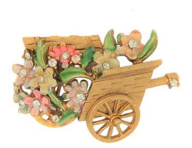 BSK My Fair Lady Flower Sellers Cart Vintage Figu… - image 1