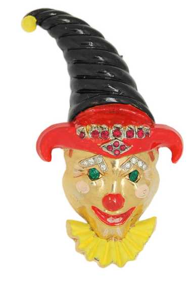 Staret Court Jester Clown RECAST Vintage Figural C